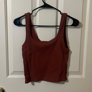 Burnt orange Abercrombie tank - perfect for fall!